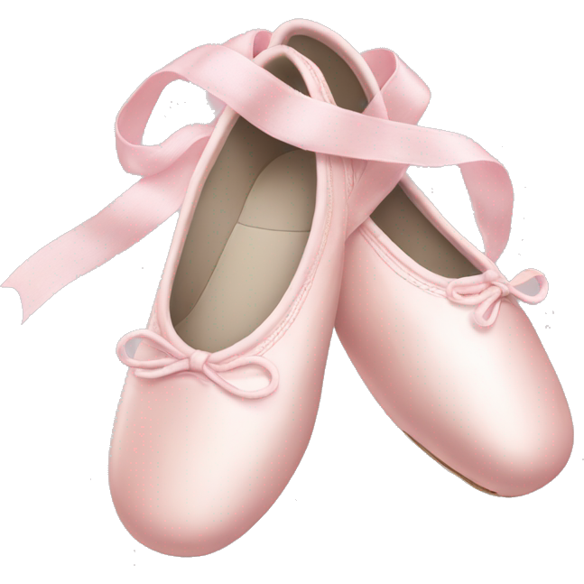 Pale pink ballet shoes
