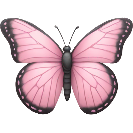Pastel pink butterfly