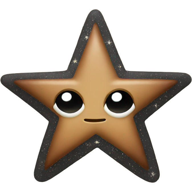 A star with a x'mas hat