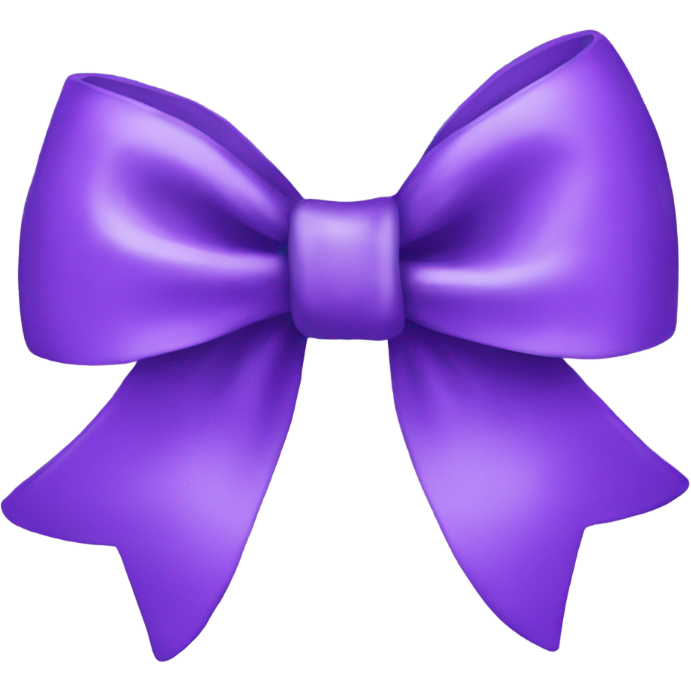 Purple bow