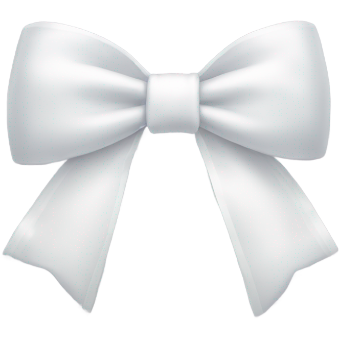 White bow