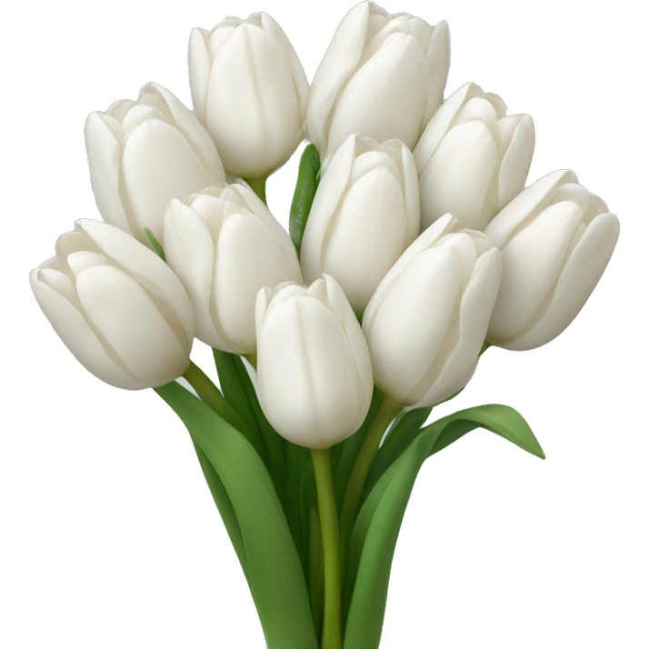 White tulip bouquet