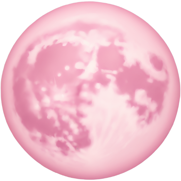 Light pink pink moon