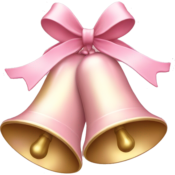 Light pink Christmas bells