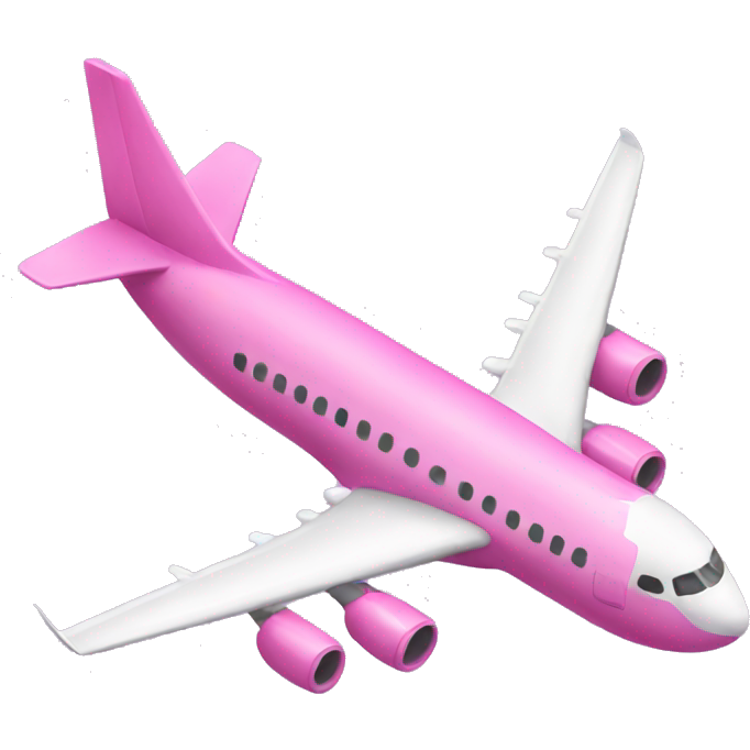 Pink airplane