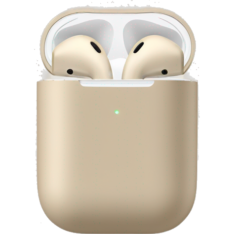 Beige coloured AirPod max headphones no human