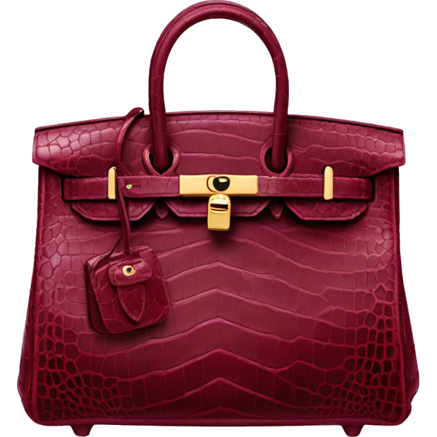 Burgundy crocodile birkin