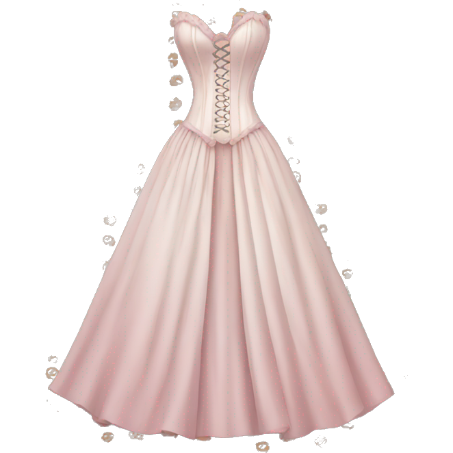 Long corset dress