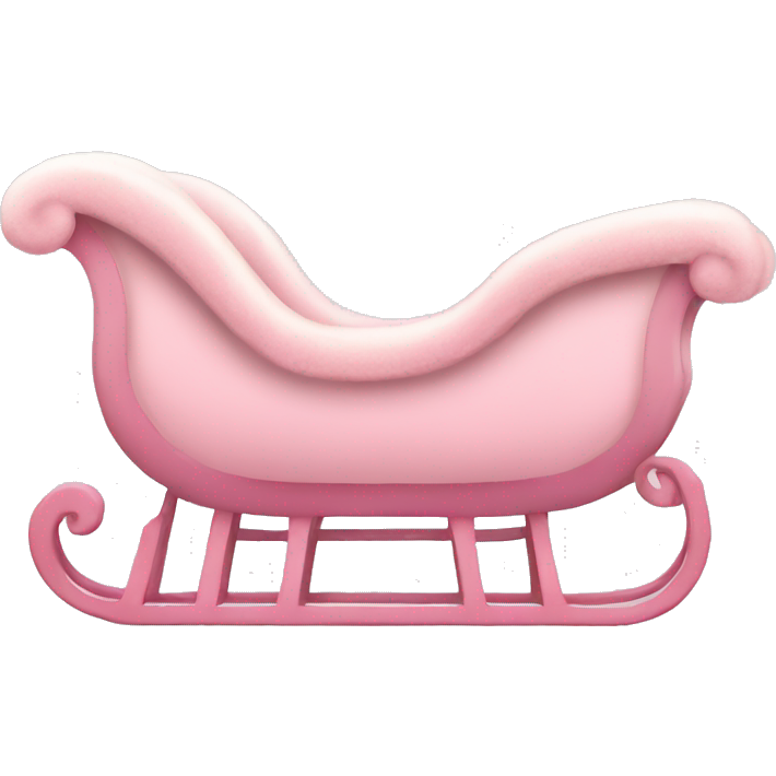 Light pink sleigh