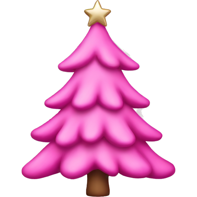 Pink Christmas tree