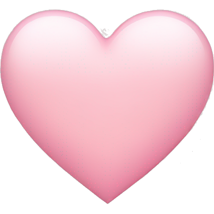 Light pink heart