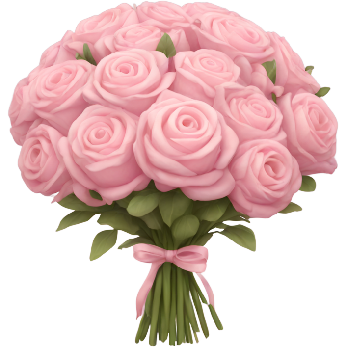 Pastel pink flowers bouquet huge