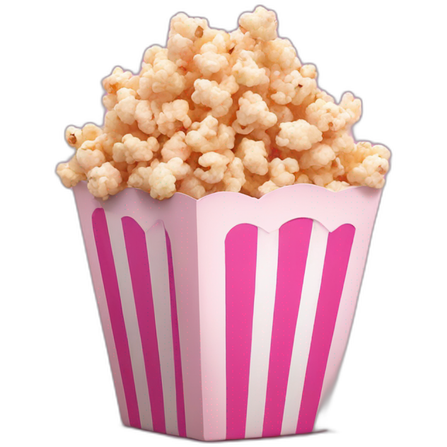 Pink popcorn