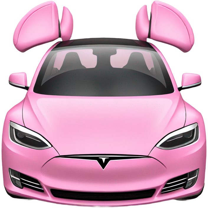 Pink tesla