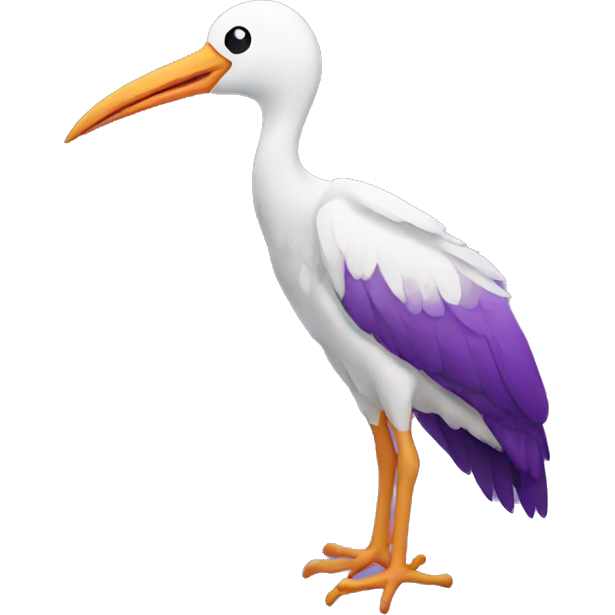 Purple stork