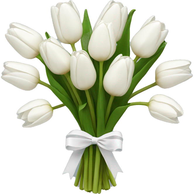 White tulip bouquet
