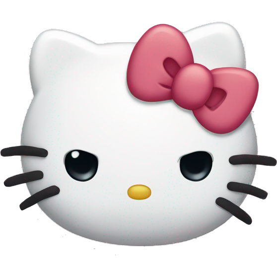 Sad hello kitty
