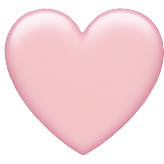 Light pink heart