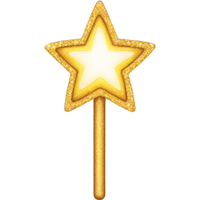 Sparkly magic wand