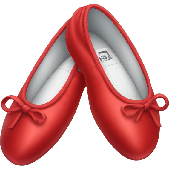 Red ballet shoes