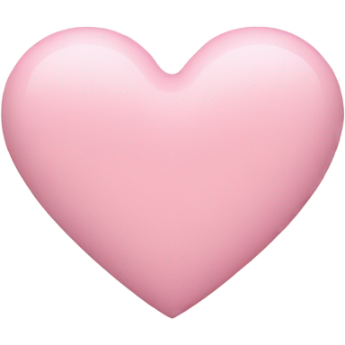 Pastel pink heart