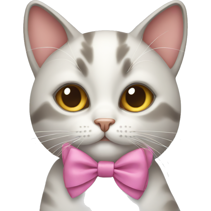Cat with bows