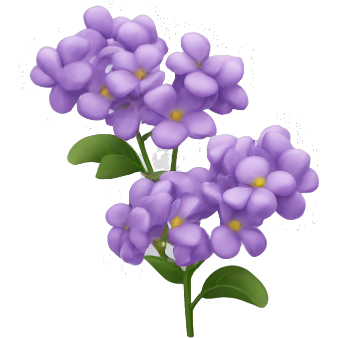 3 flores lilas