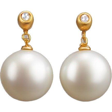 Pearl earrings