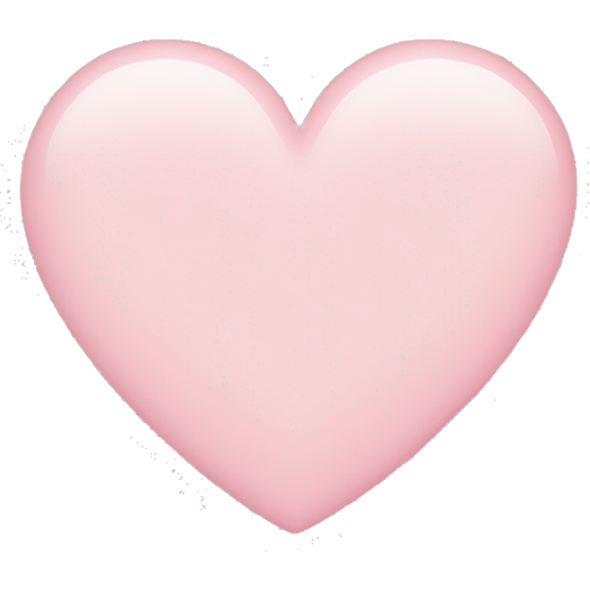 Light pink heart