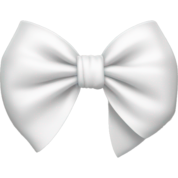 White bow