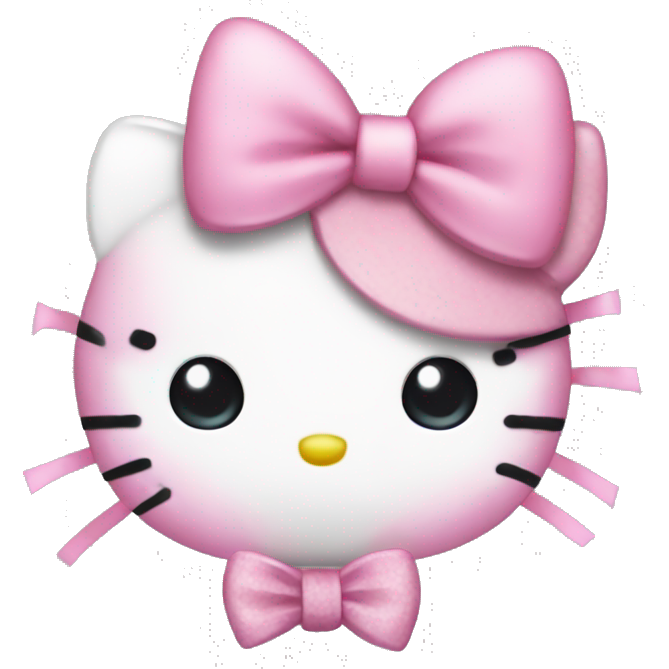Hello kitty with pink bow