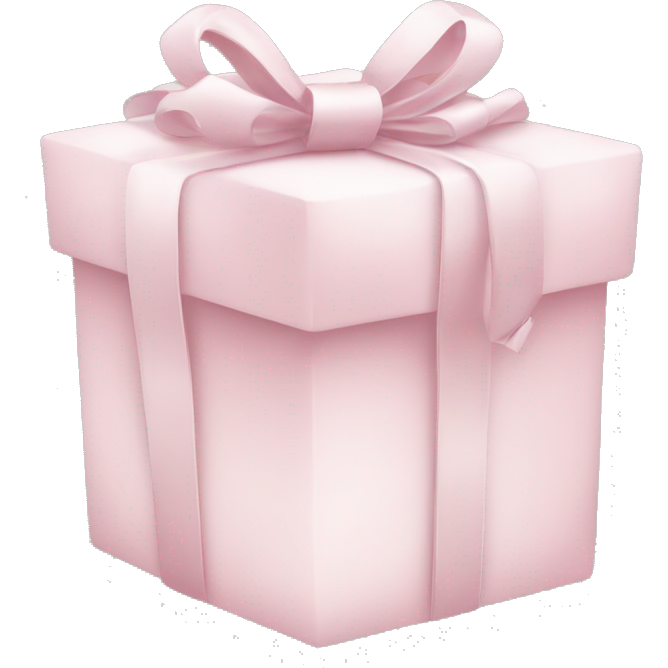 Light pink Christmas gifts under a white Christmas tree