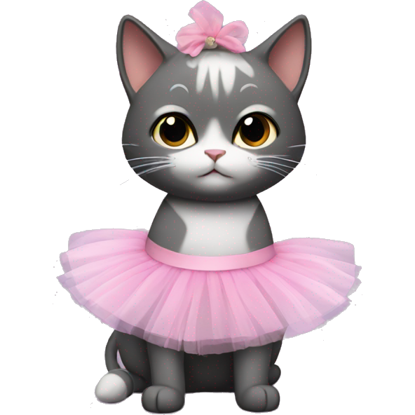 Cat with tutu