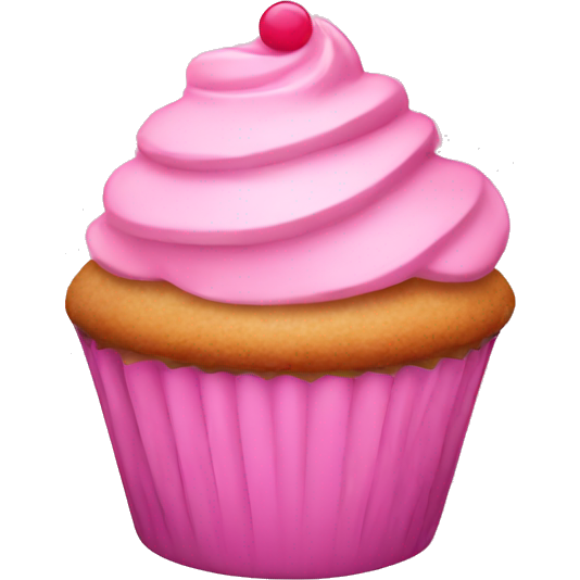 Cute pink cupcake