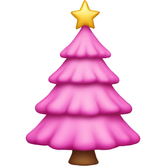 Pink christmas tree