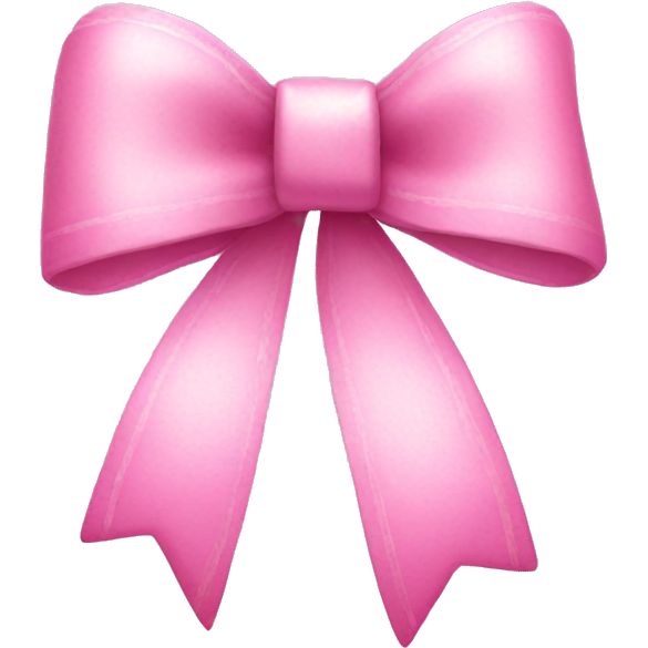 Pink bow with white highlights