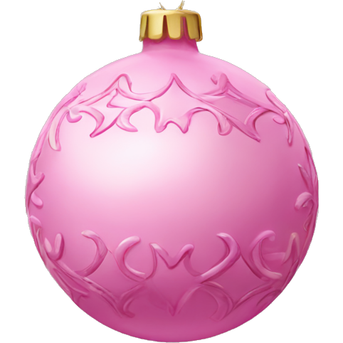 Pink ornament
