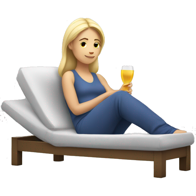 CAUCASIAN WOMAN RELAXING