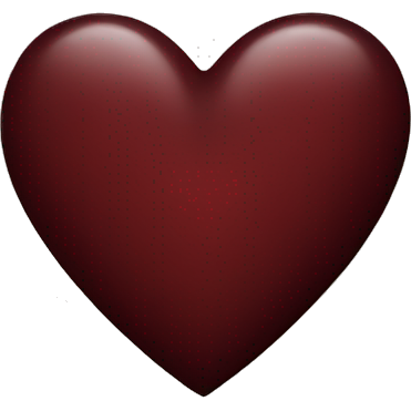 Dark red heart