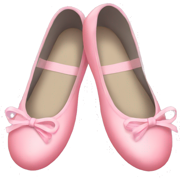 Pink ballet flats