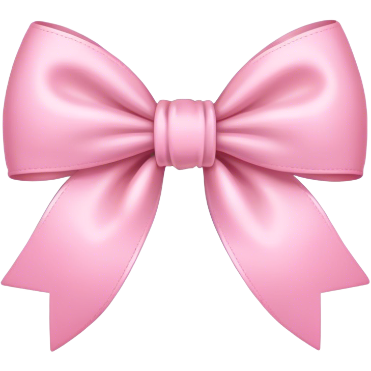 Baby pink bow