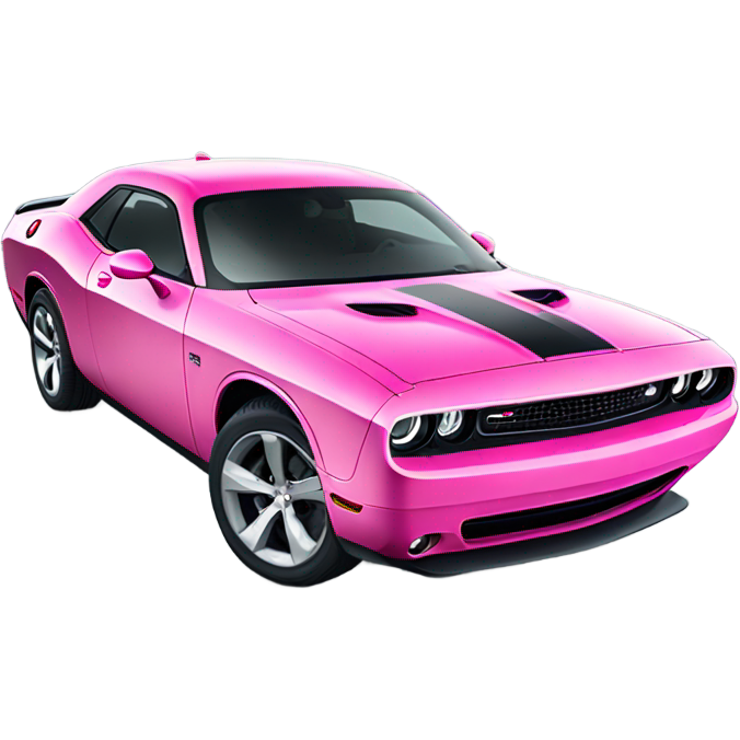 Pink dodge challenger