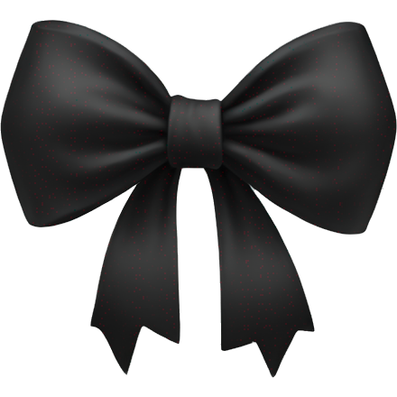 Black bow