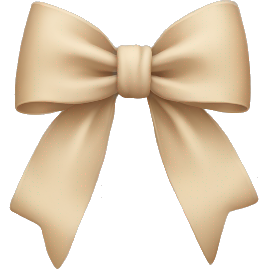 Beige bow