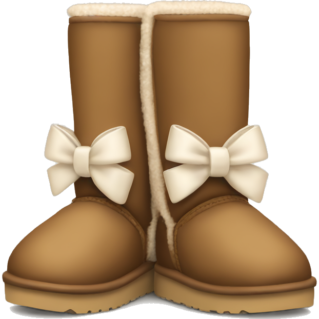 Pair of uggs with bows
