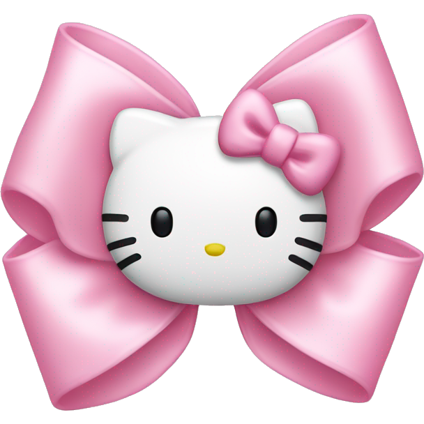 Hello kitty light pink bow