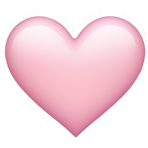 Light pink heart