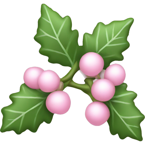 Light pink mistletoe
