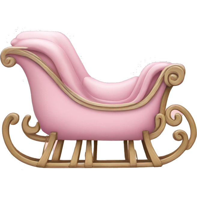 Light pink sleigh