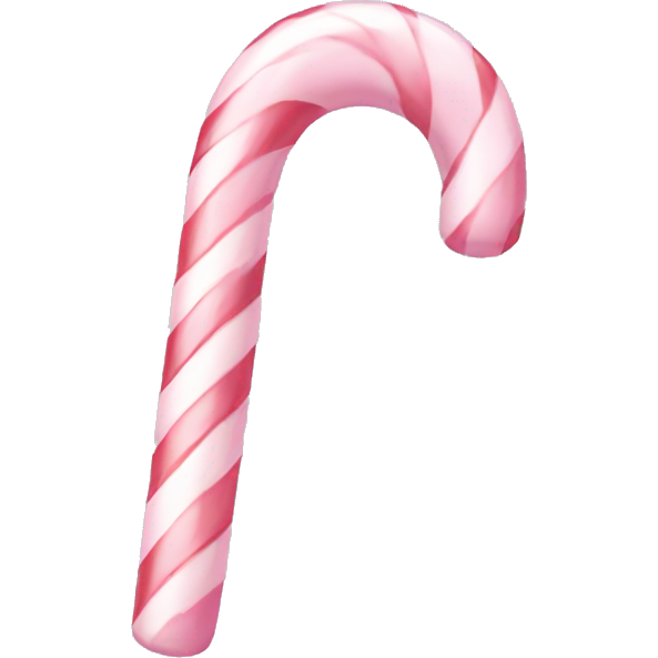 Pastel light pink candy cane